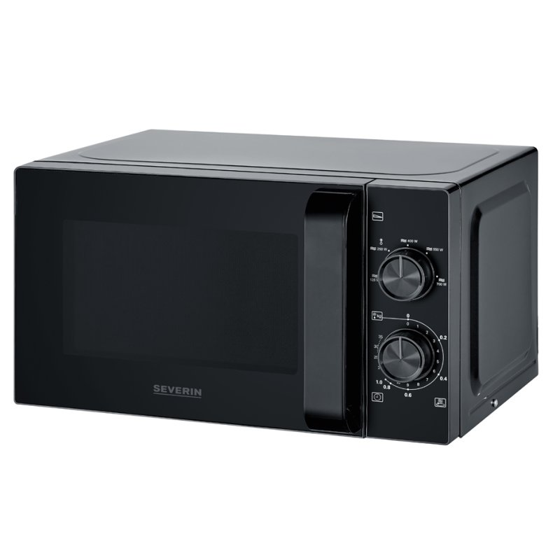 SEVERIN microwave MW 7790 S-Wave Solo, 700 Watt, 20 litres, black